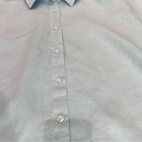 Beulah Womens 2Pc Shirt & Short Set, Blue Size Small - Picture 10 of 16